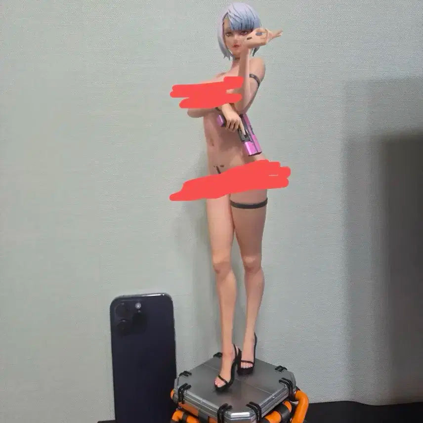 사이버펑크 루시 레진 피규어