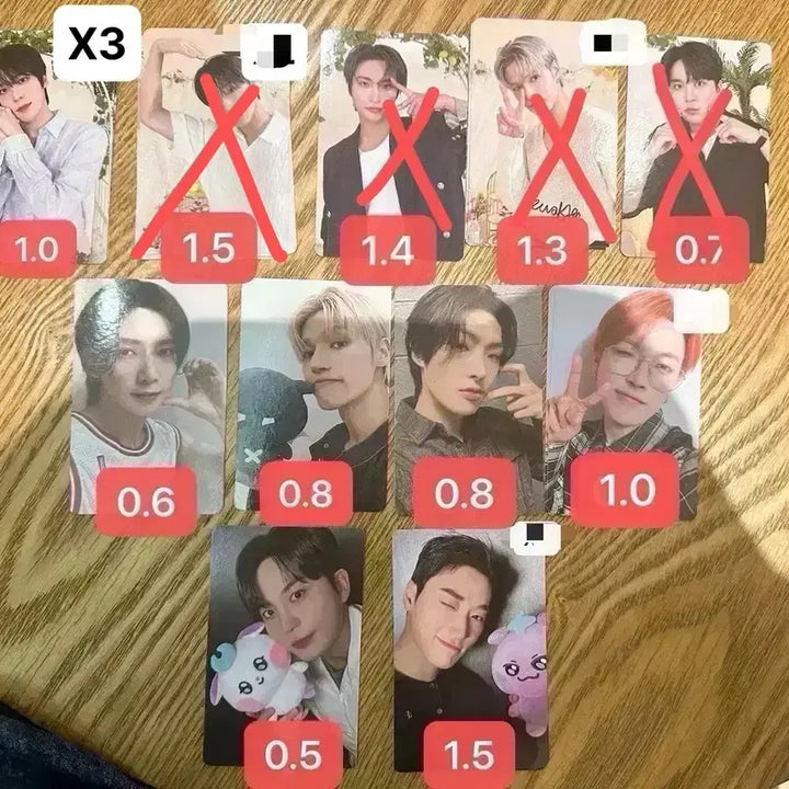 에이티즈 마이티즈 라인프렌즈 팝업 포카 양도