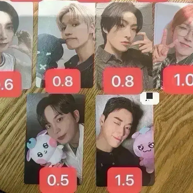 에이티즈 마이티즈 라인프렌즈 팝업 포카 양도