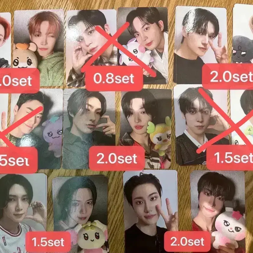 에이티즈 마이티즈 라인프렌즈 팝업 포카 양도