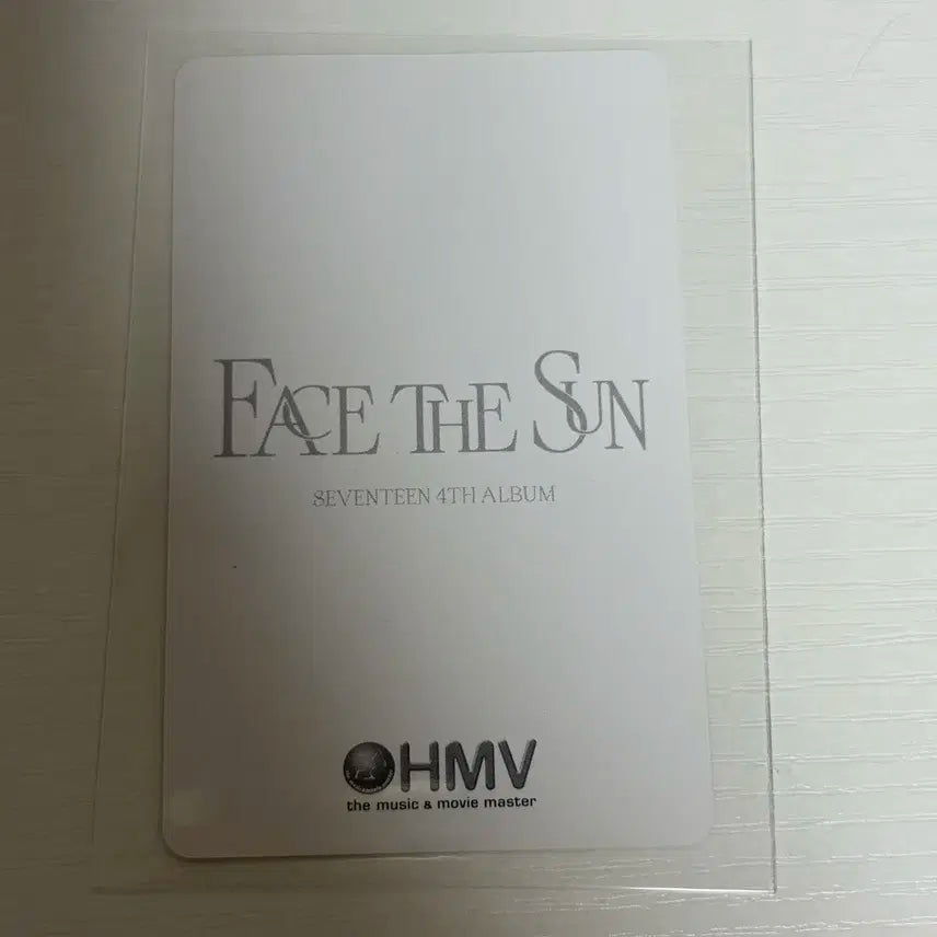 세븐틴 준 준휘 FACE THE SUN HMV