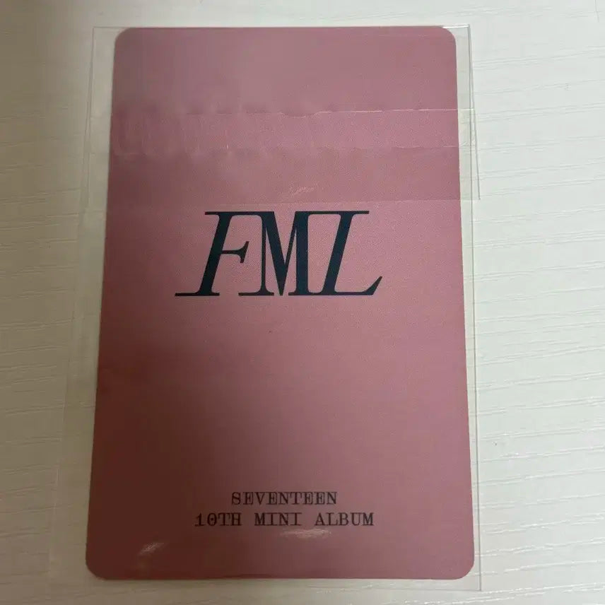 세븐틴 준 준휘 FML 위버스 특전