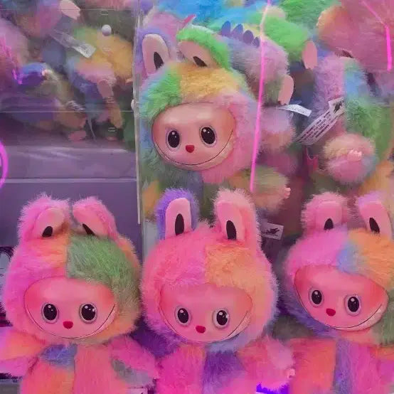 라부부 중형 30센치 레인보우