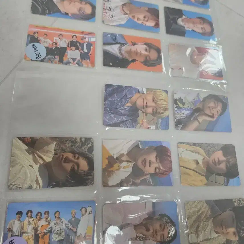 일괄35장) 방탄소년단 버터앨범 포카 풀패키지 특전