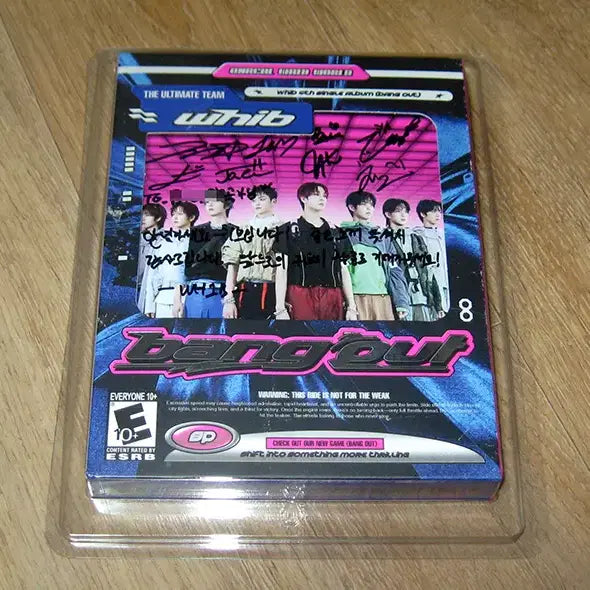 WHIB ( 휘브 ) 친필싸인 CD - 싱글앨범 4집 : BANG OUT