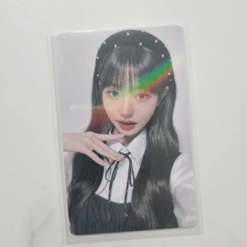 아이브 장원영 파파존스 홀로그램 포토카드