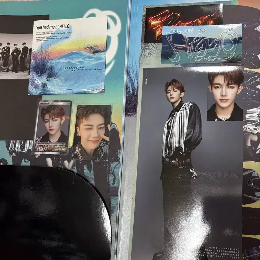 제베원 solar 앨범 장하오 풀구성