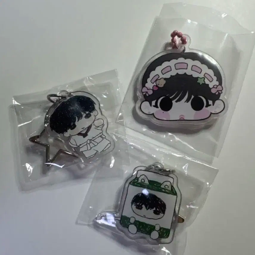 엔시티 위시 사쿠야 부쿠님 빵치님 비공굿 생일카페 가챠 키링