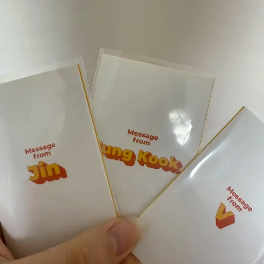 (일괄)진,정국,태형 메시지카드