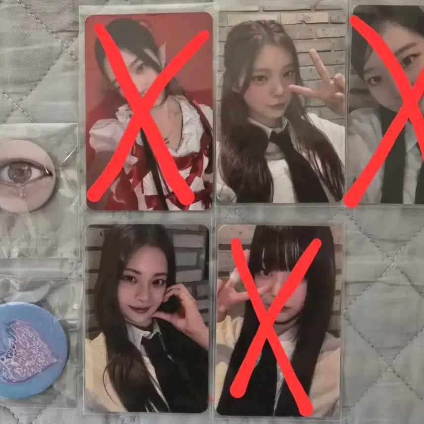 코스모시 cosmosy 공방 포토카드 핀버튼 친필 메시지 양도합니다