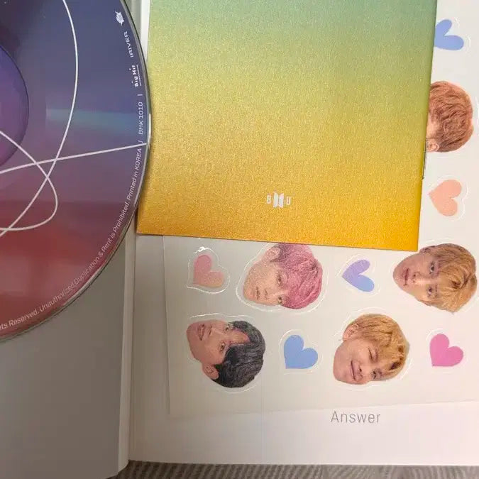 bts love yourself answer 앨범 + 포토카드