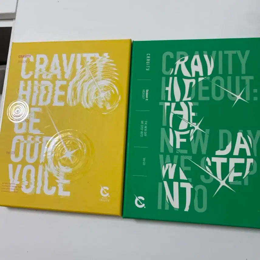 크래비티 시즌3 앨범 옐로우/그린 세트