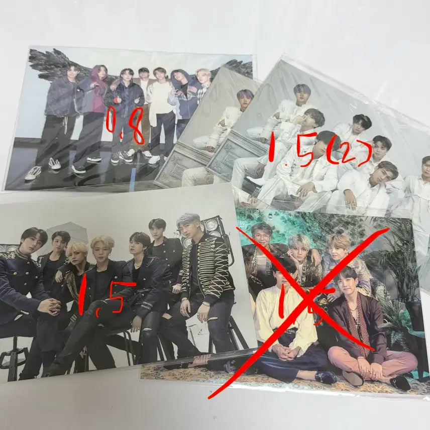 방탄소년단 미개봉 방방콘 팝업 특전 엽서