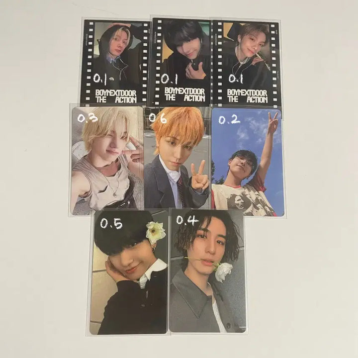 보넥도 포카 50장 처분해용