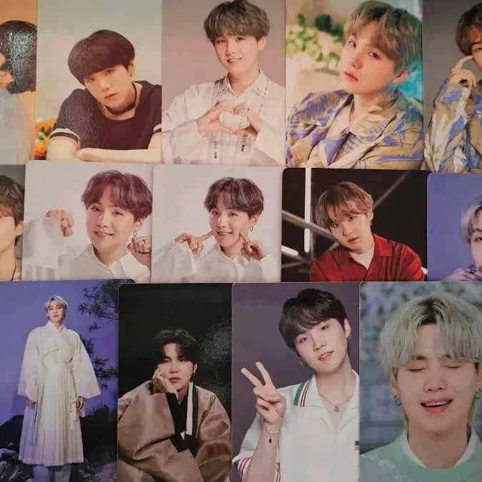 방탄소년단 슈가 포토카드 모음 (14장일괄)