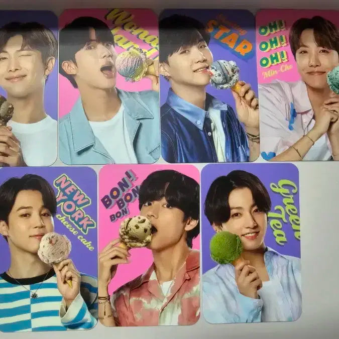 방탄소년단 슈가 포토카드 모음 (14장일괄)