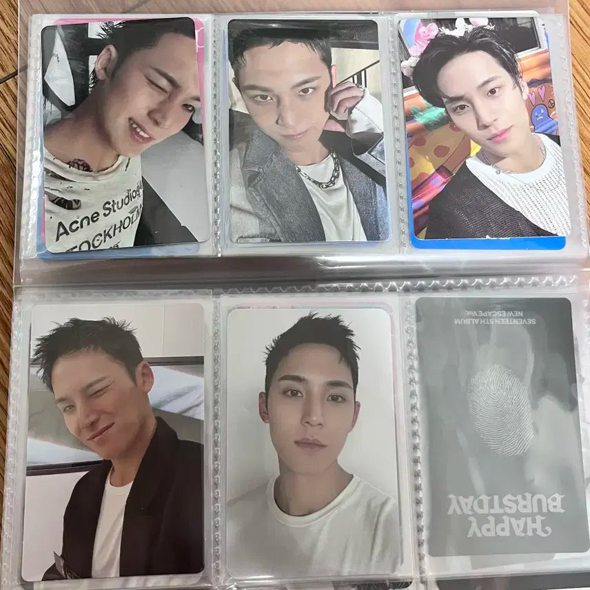 세븐틴 민규 포토카드 5장 일괄