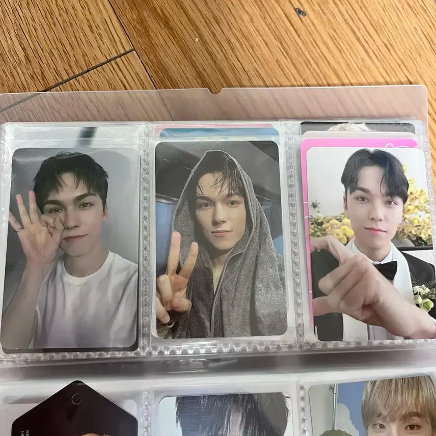 세븐틴 버논 포토카드 일괄 6장