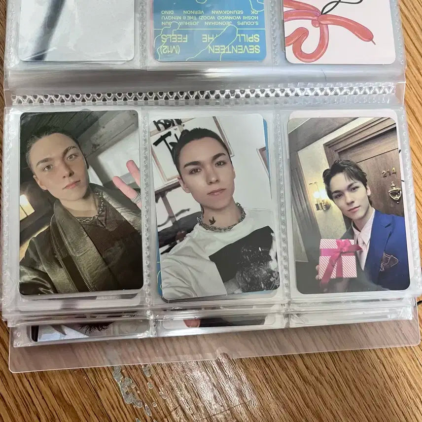세븐틴 버논 포토카드 일괄 6장