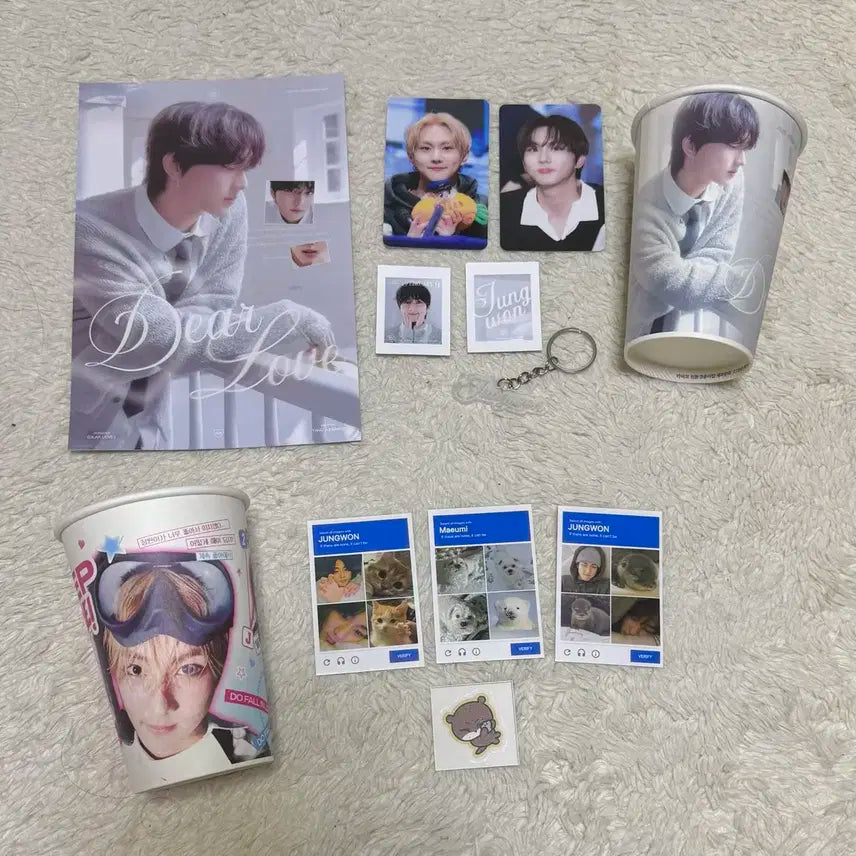 엔하이픈 정원 생카 굿즈 판매 양도 일괄 전시회 키링 컵홀더 엽서 포카