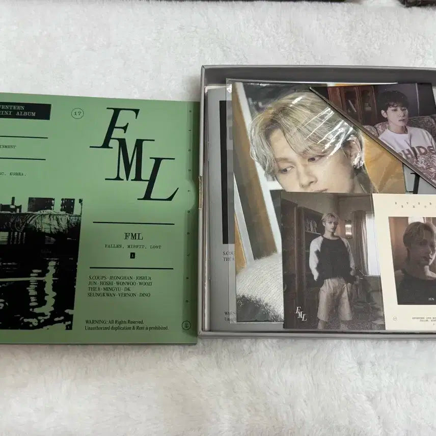 세븐틴 fml 개봉앨범 양도 준 원우
