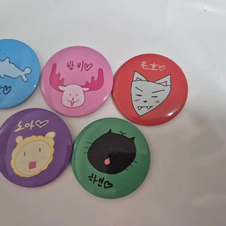 플레이브 케타포 손그림 캔뱃지 일괄 판매