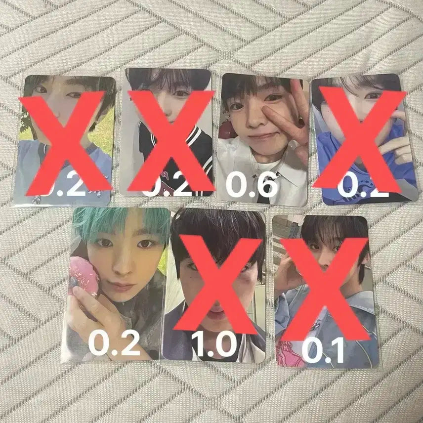 엔시티 위시 사쿠야 유우시 포카 팝팝 송버드 스테디 키링 초회한정