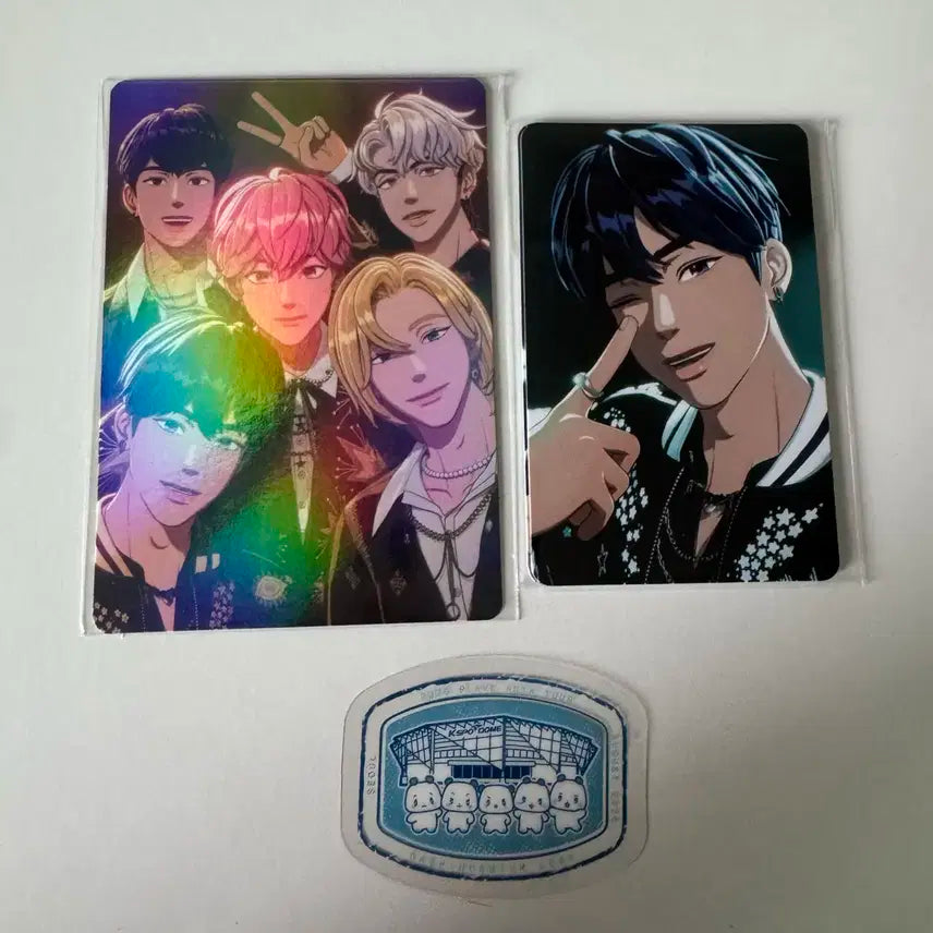 플레이브 콘서트 포카 빅포카 므메미무 스티커 일괄