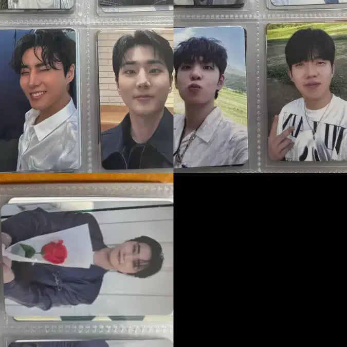 데이식스 영케이 포카 바인더 + 포카 + 유리시 속지들 일괄
