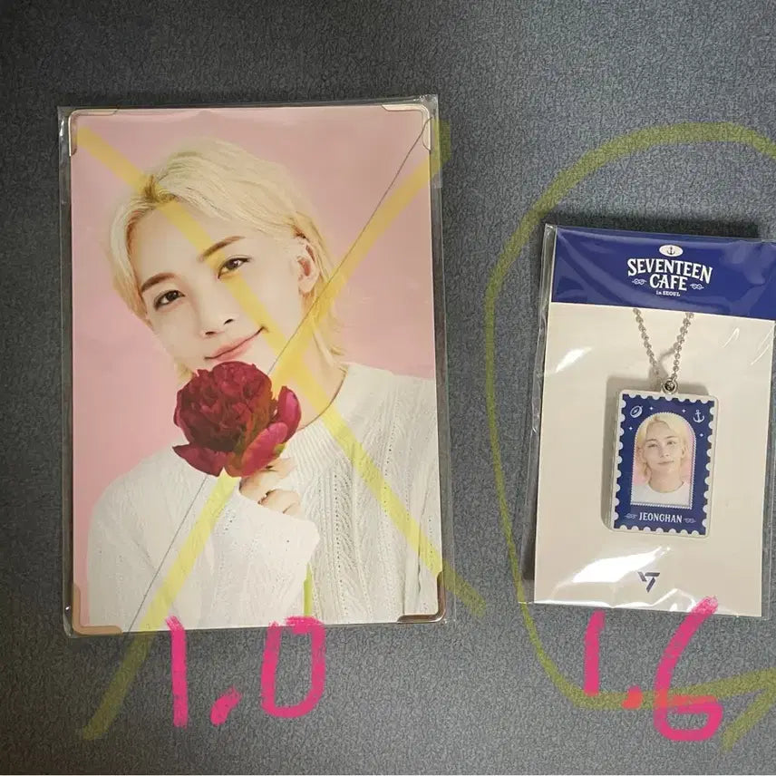 세븐틴 윤정한 미니포토홀더