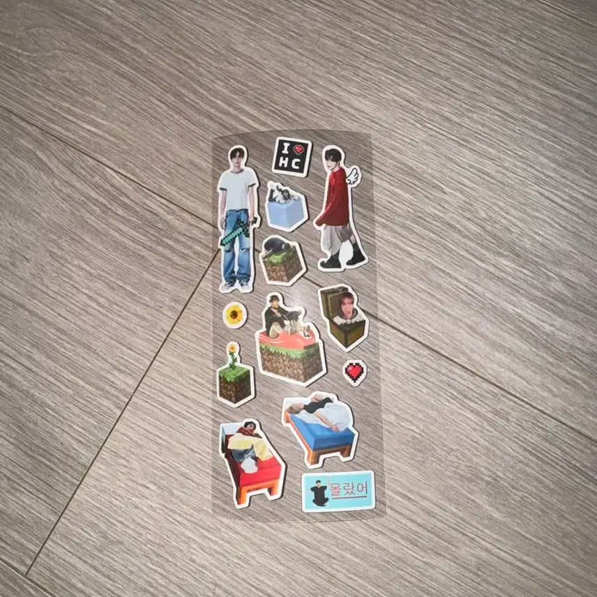 nct 엔시티 해찬 스티커 8장