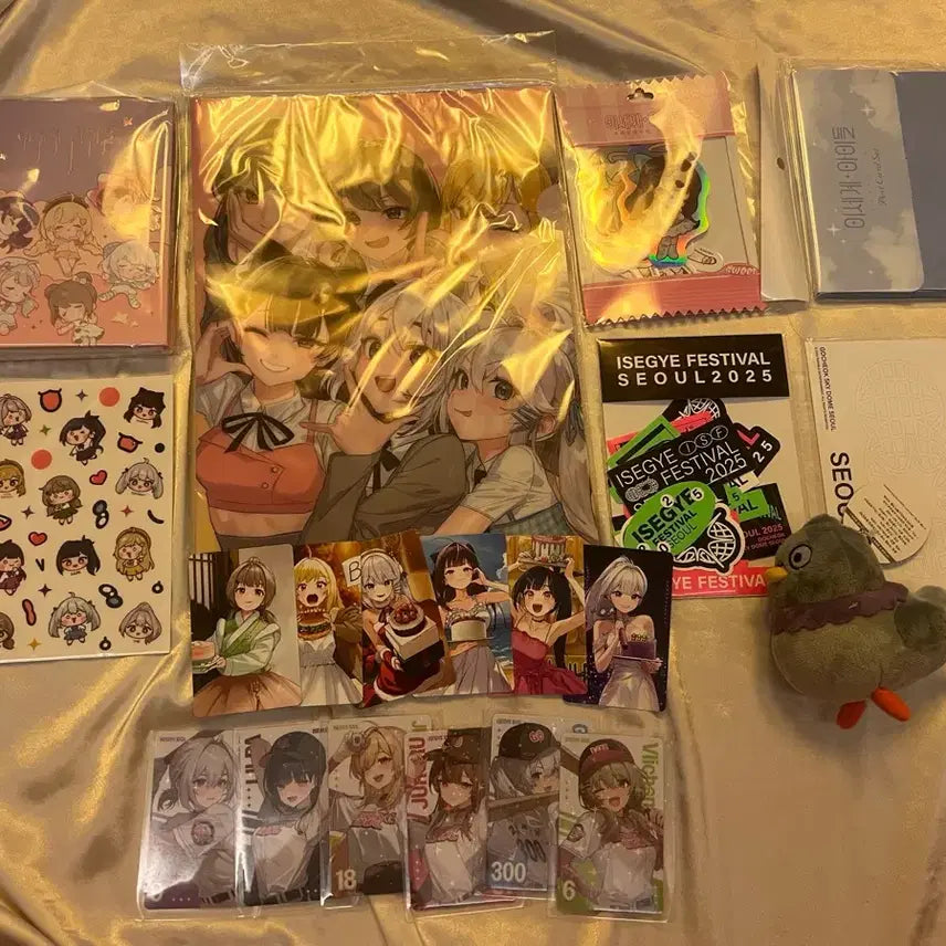 이세계아이돌 굿즈 일괄판매합니다+응원봉