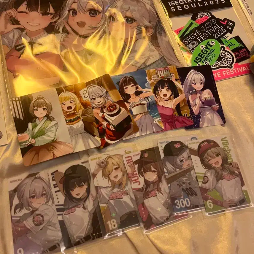 이세계아이돌 굿즈 일괄판매합니다+응원봉