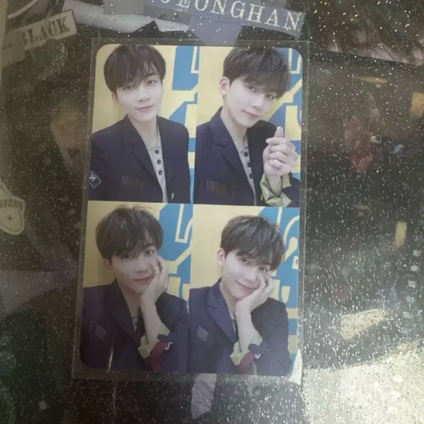 세븐틴 윤정한 헹가래 네컷포카