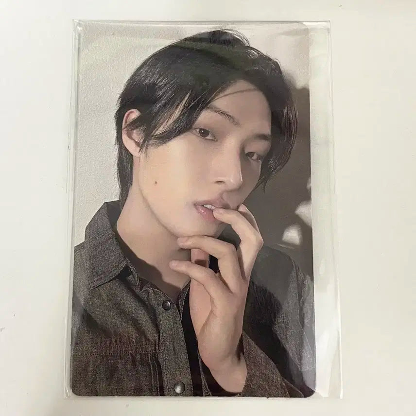 에이티즈 민기 픽스온 팝업 후디집업 후드 포카 양도