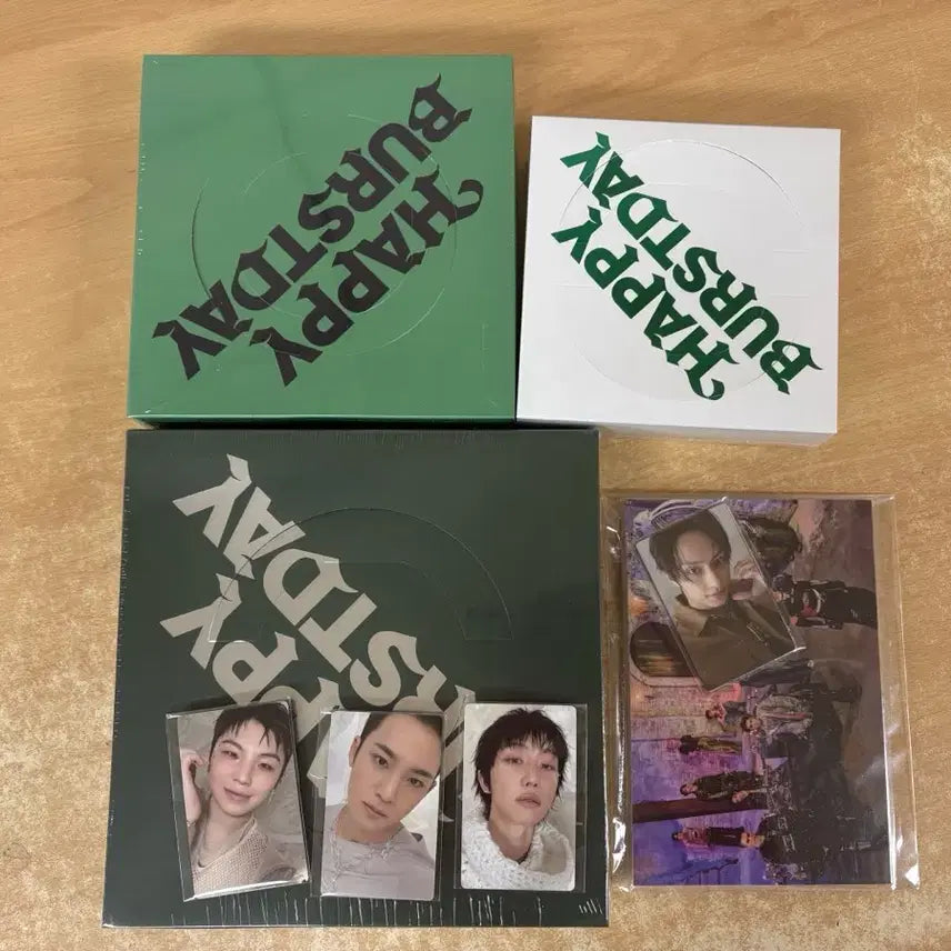 세븐틴 happy burstday 미개봉 앨범 위버스 특전 포함