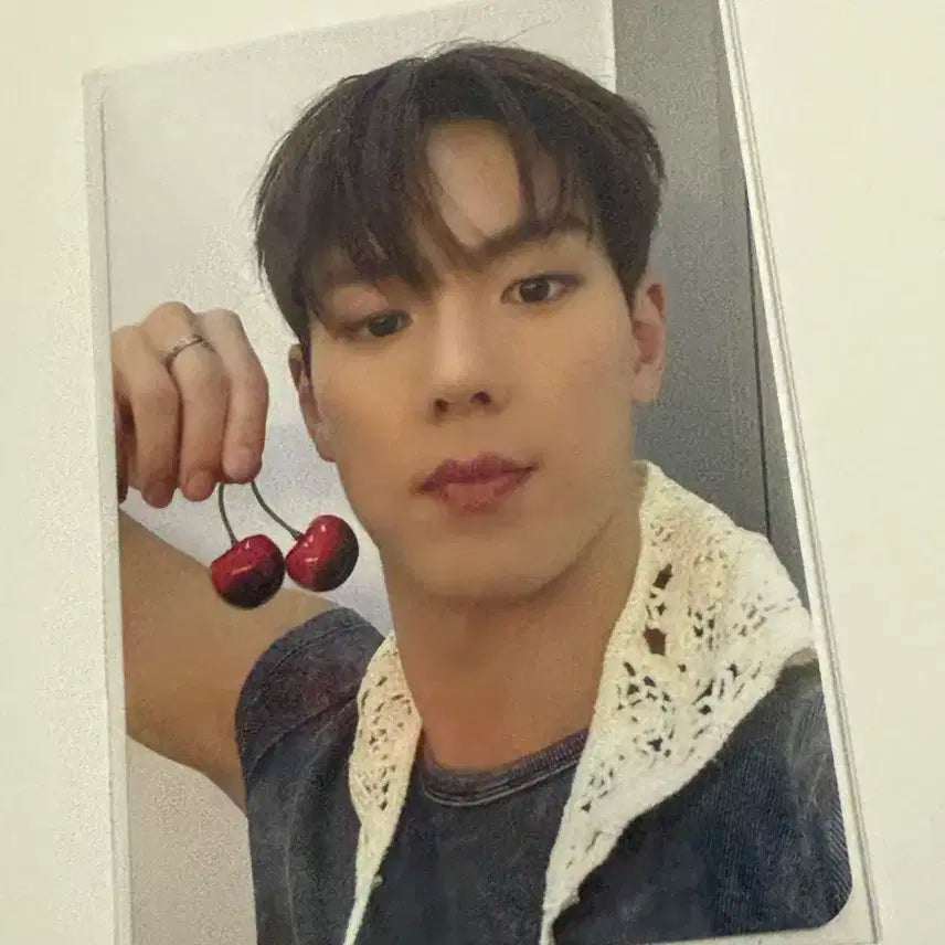 몬스타엑스 애플뮤직 3차 미공포 체리 셔누 포카