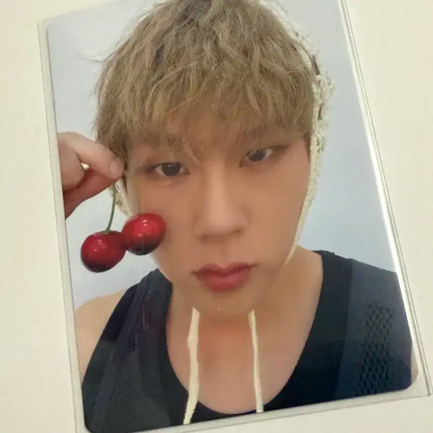 몬스타엑스 애플뮤직 3차 미공포 체리 주헌 포카