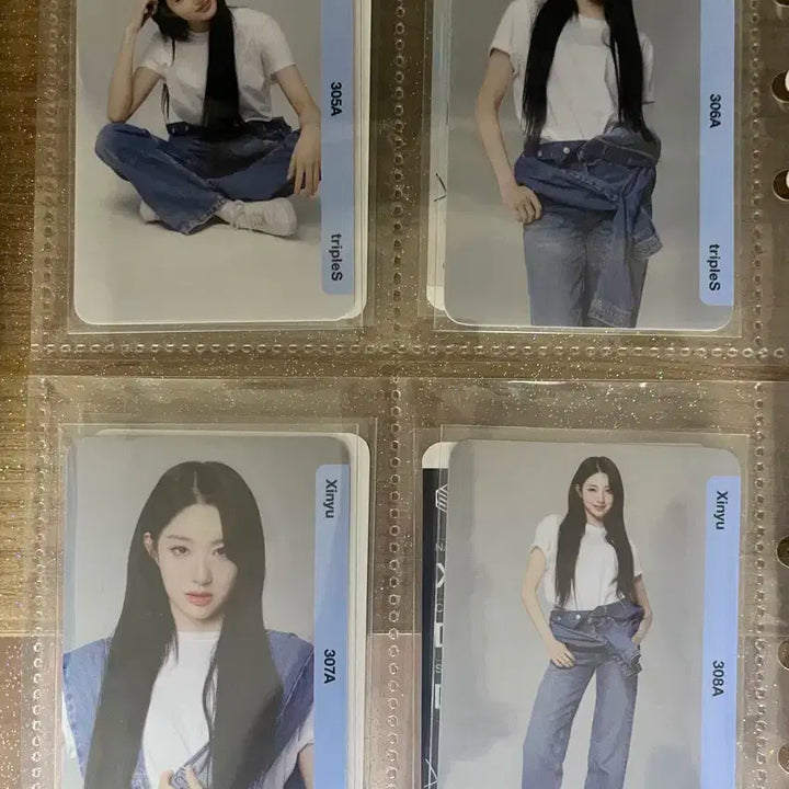 실물+디지털) 트리플에스 신위 청청 오브젝트 세트 양도 판매 분철