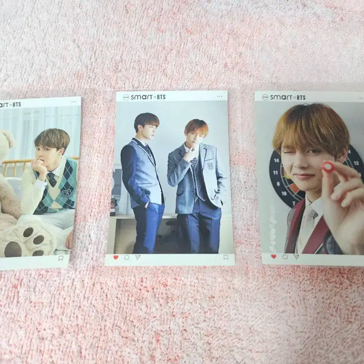 (3장일괄) 구오즈 bts 방탄 스마트 포카
