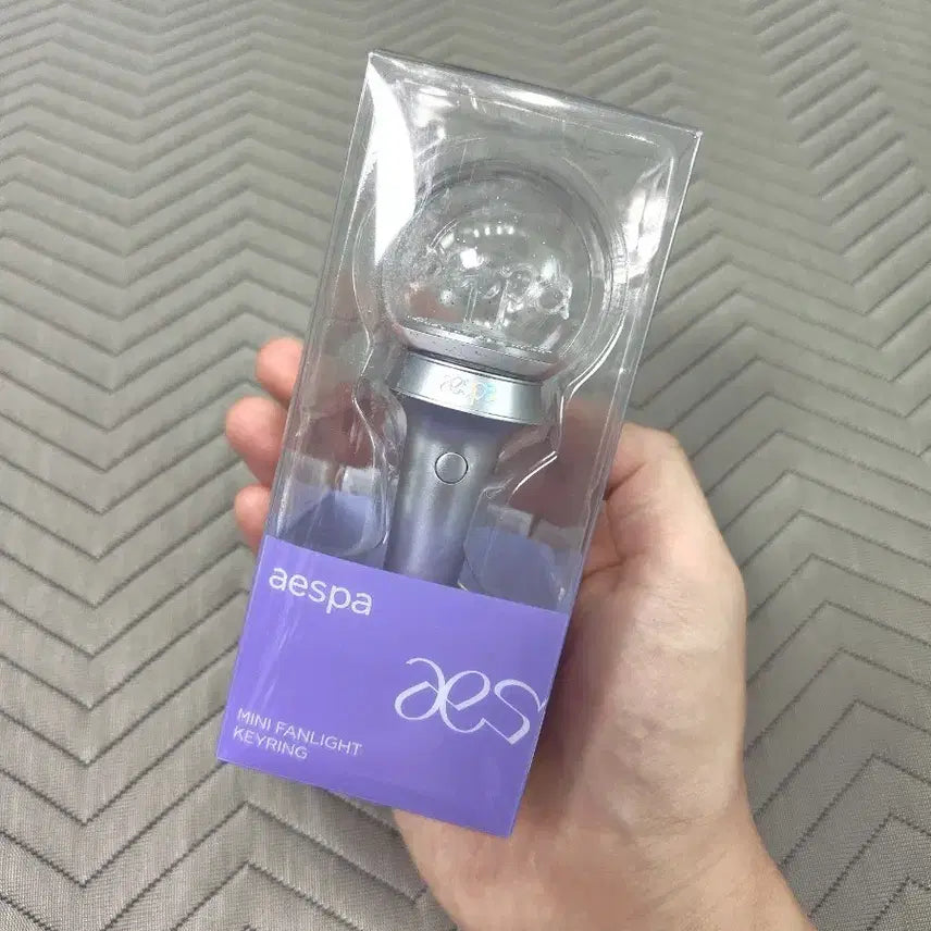 에스파 응원봉 키링