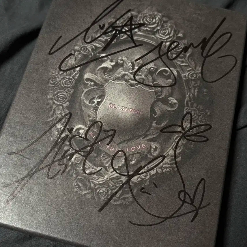 블랙핑크 친필 싸인 CD
