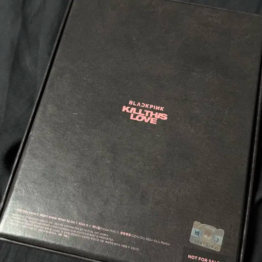 블랙핑크 친필 싸인 CD