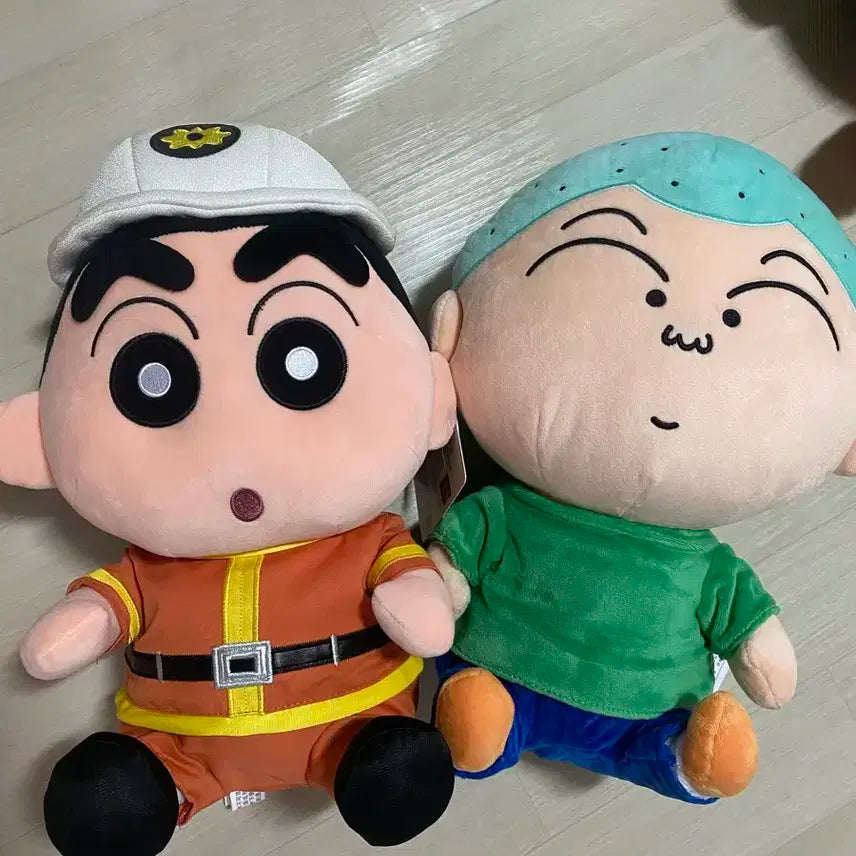 (새상품)소방관짱구 훈이 대형인형