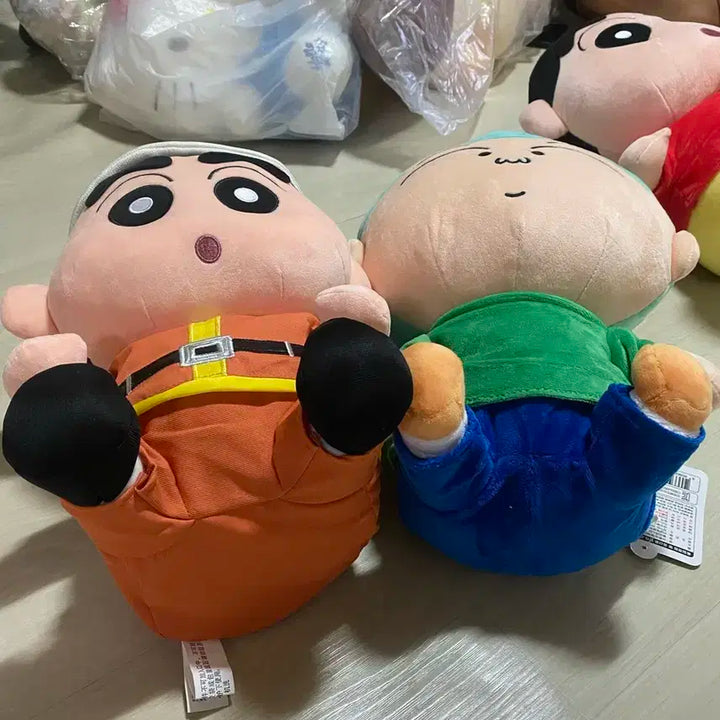 (새상품)소방관짱구 훈이 대형인형