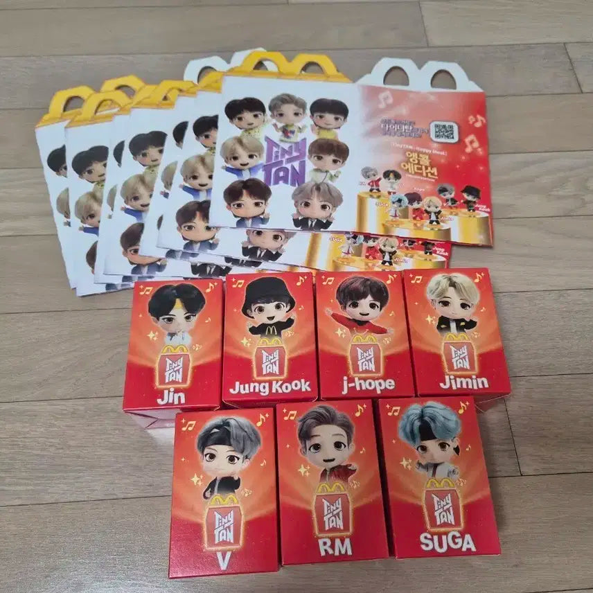 맥도날드 BTS TinyTAN 피규어 풀세트 일괄