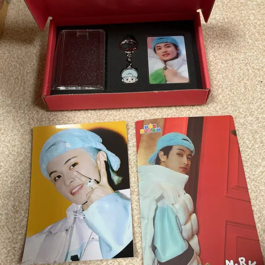 NCT마크 캔디 홀로그램 포카 렌티큘러 포토카드 & 아크릴 홀더