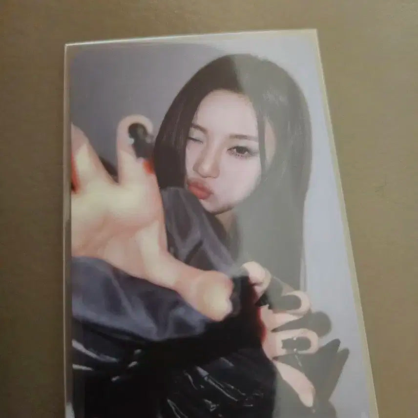 에스파 닝닝 자이언트 버전 포카