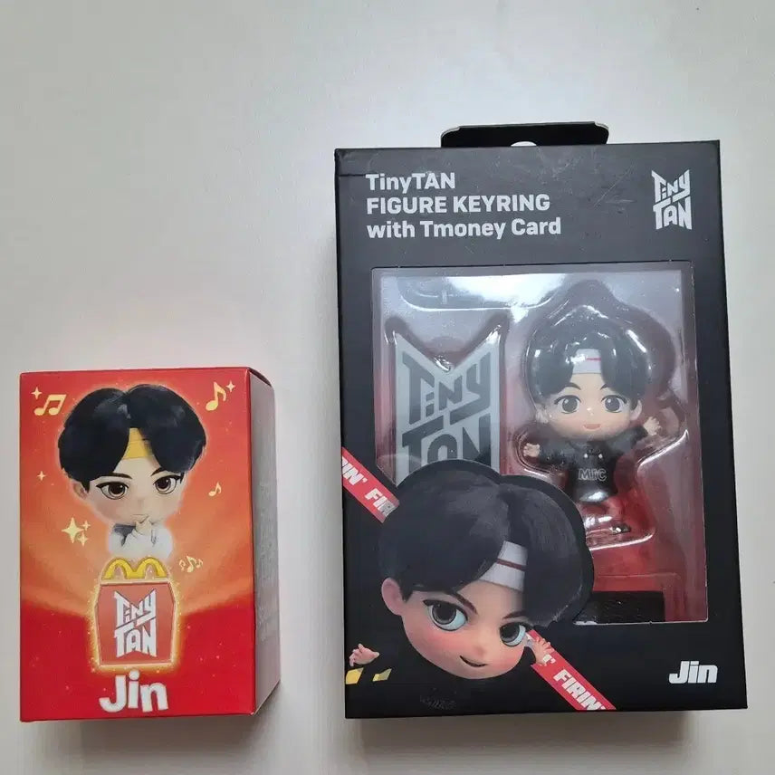방탄소년단 TinyTAN 진 피규어 키링 + 티머니 카드