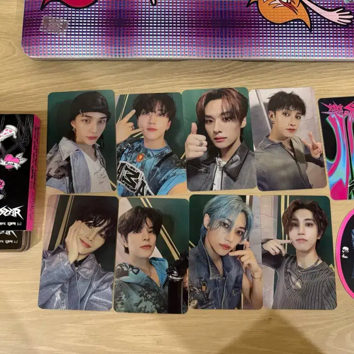 일괄 스트레이키즈 미니앨범 전원 포토카드 락 스타stray kids